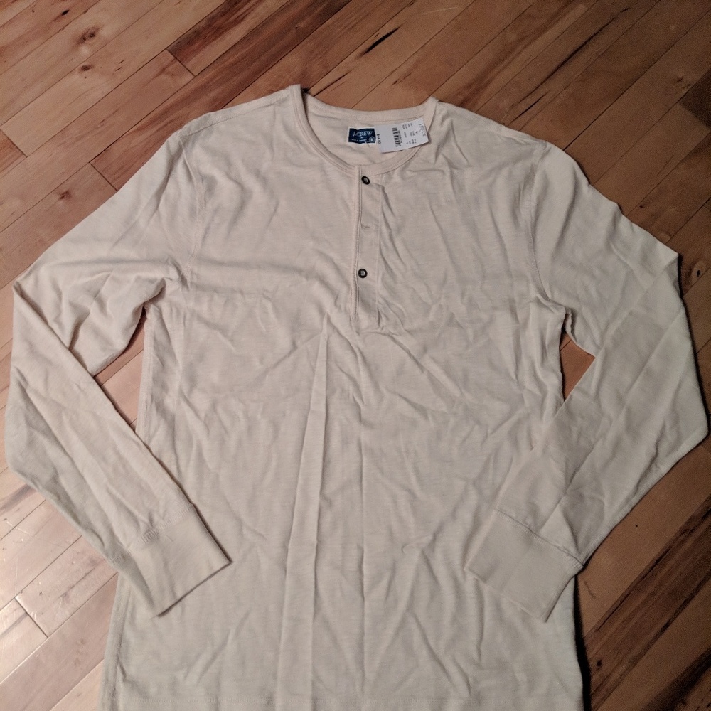 JCrew Henley Size Medium Brand New